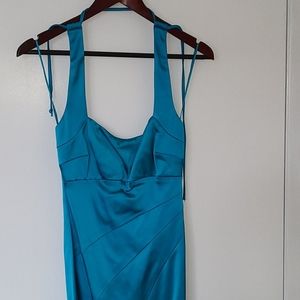Caché Elegant turquoise dress - size 2